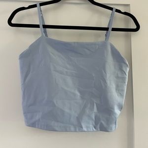 Girlfriend collective light blue Devon Compressive Cami